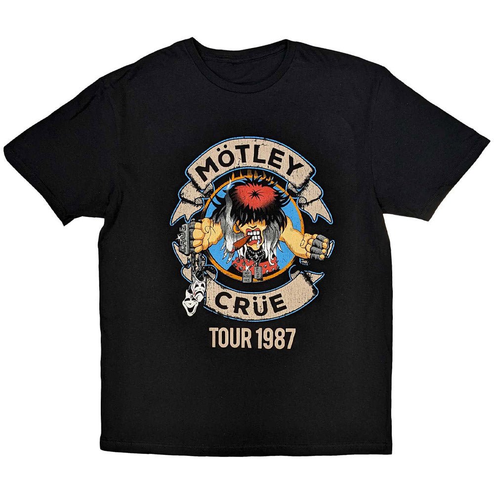 MOTLEY CRUE モトリークルー (来日 40周年 ) - Girls Girls Girls Tour '87 / Tシャツ / メンズ - PGS